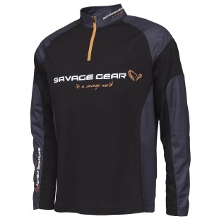 Koszulka Savage Gear Tournament Gear Shirt 1/2 Zip