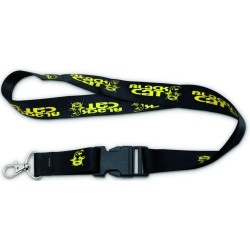 Smycz na klucze Black Cat Lanyard Keychain