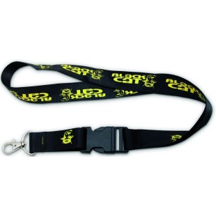 Smycz na klucze Black Cat Lanyard Keychain