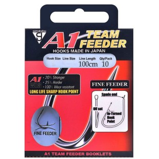 Przypon Gamakatsu A1 Team Feeder Fine Feeder NS Black rozm.12 0,14mm/100cm (10szt.)