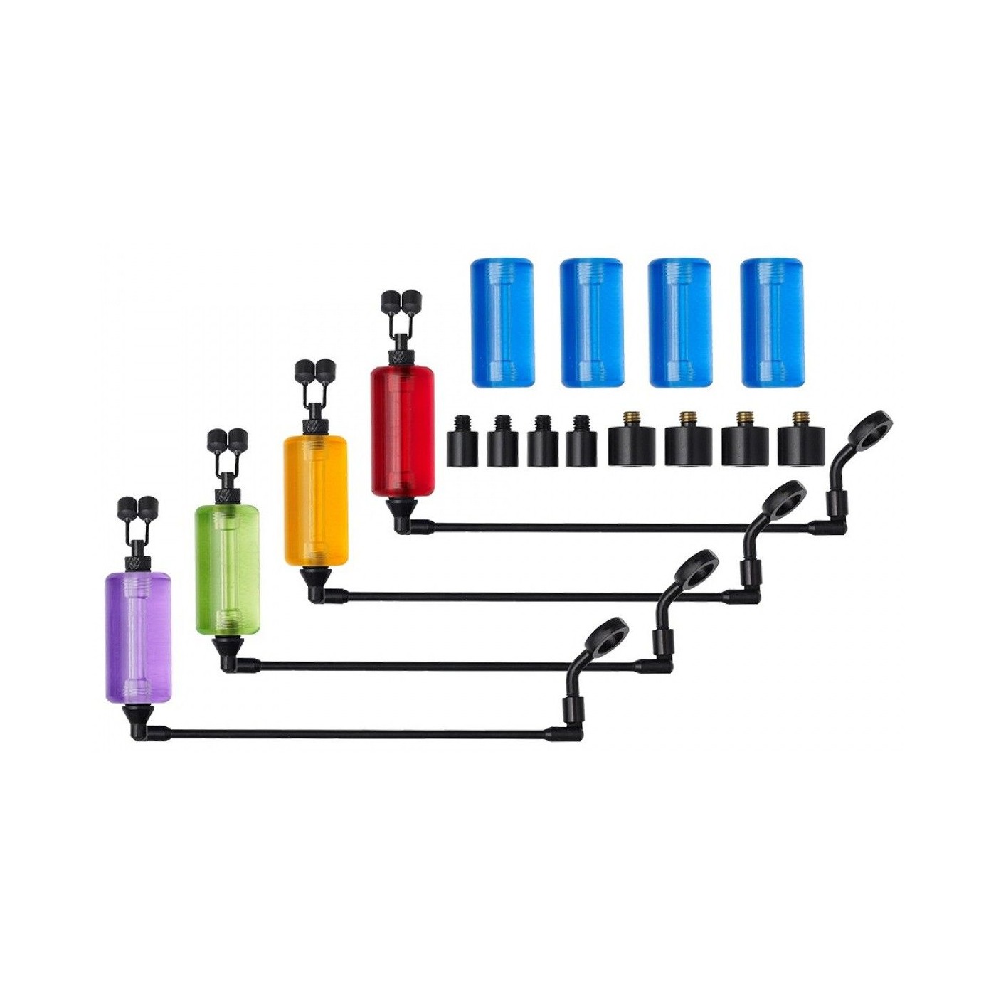 Zestaw sygnalizatorów + głowice Prologic K1 Mega Swing Arm Kit 4 Rod