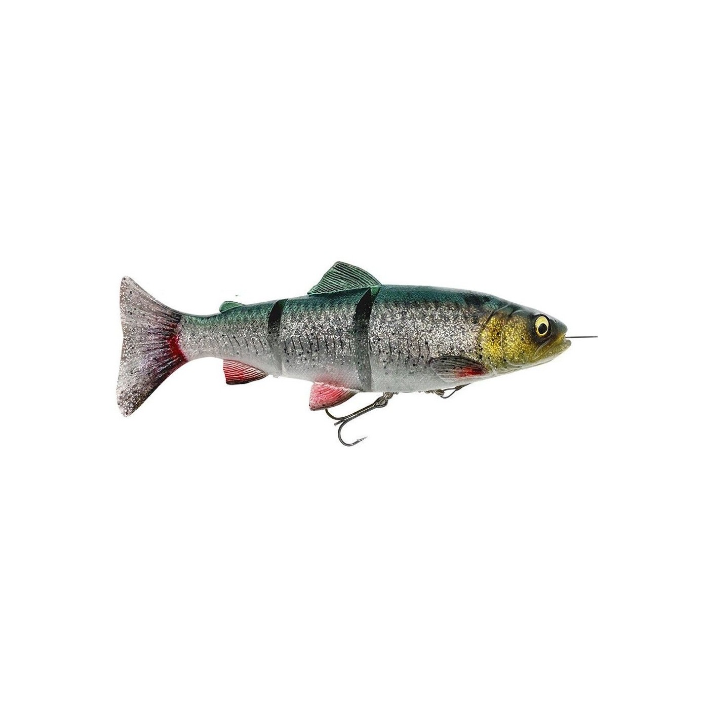 Przynęta Savage Gear 4D Line Thru Trout Green Silver