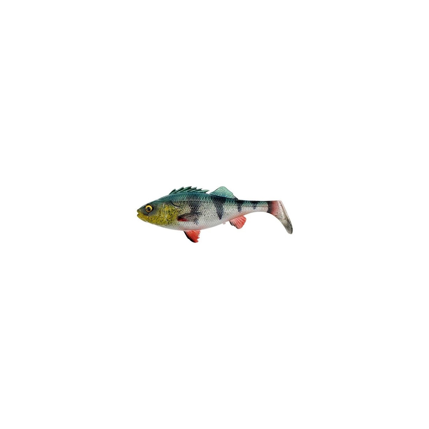 Przynęta gumowa Savage Gear 4D Perch Shad Green Silver