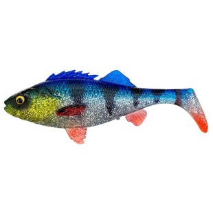 Przynęta gumowa Savage Gear 4D Perch Shad Blue Silver Przynęta gumowa Savage Gear 4D Perch Shad Blue Silver