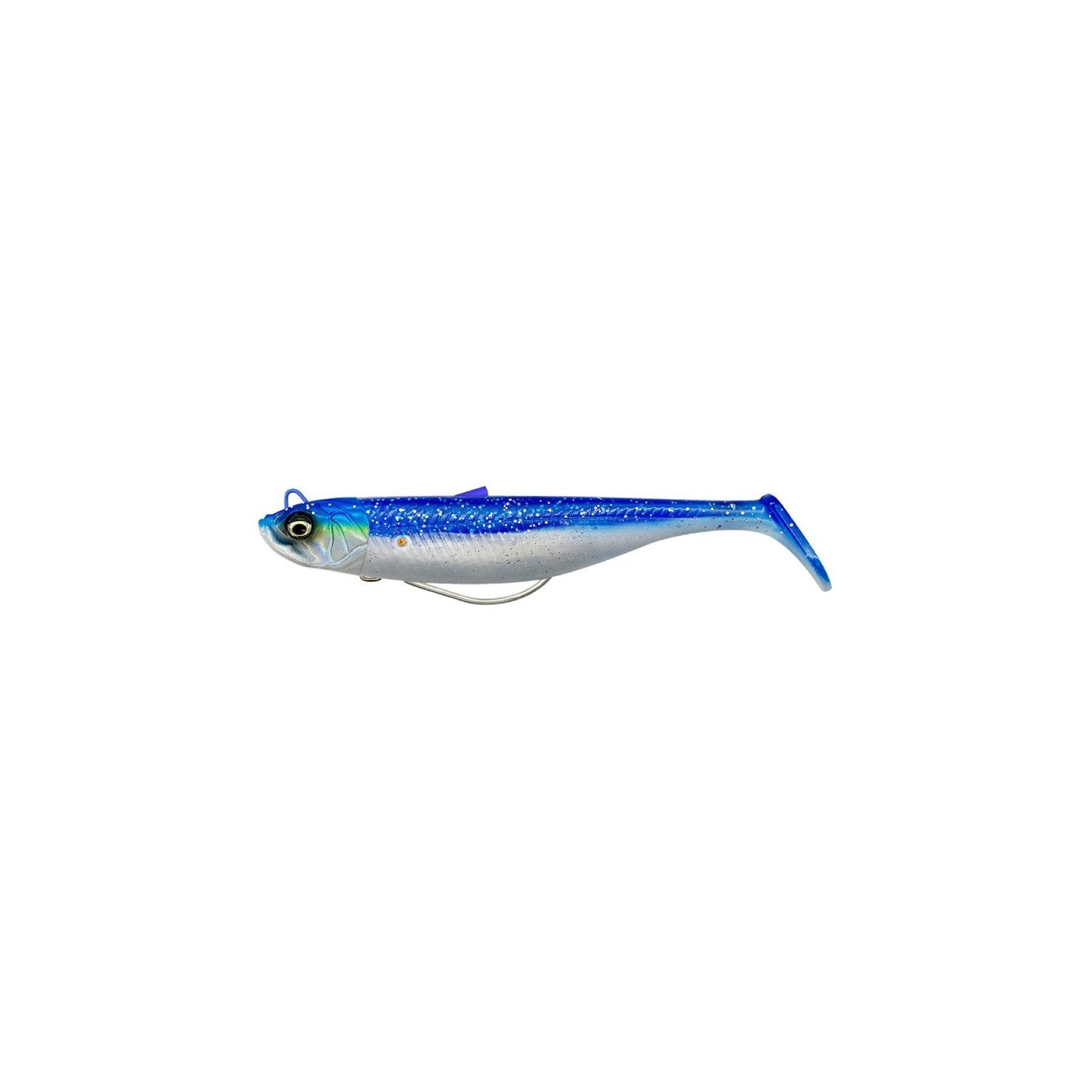Przynęta gumowa Savage Gear Savage Minnow Blue Pearl Silver