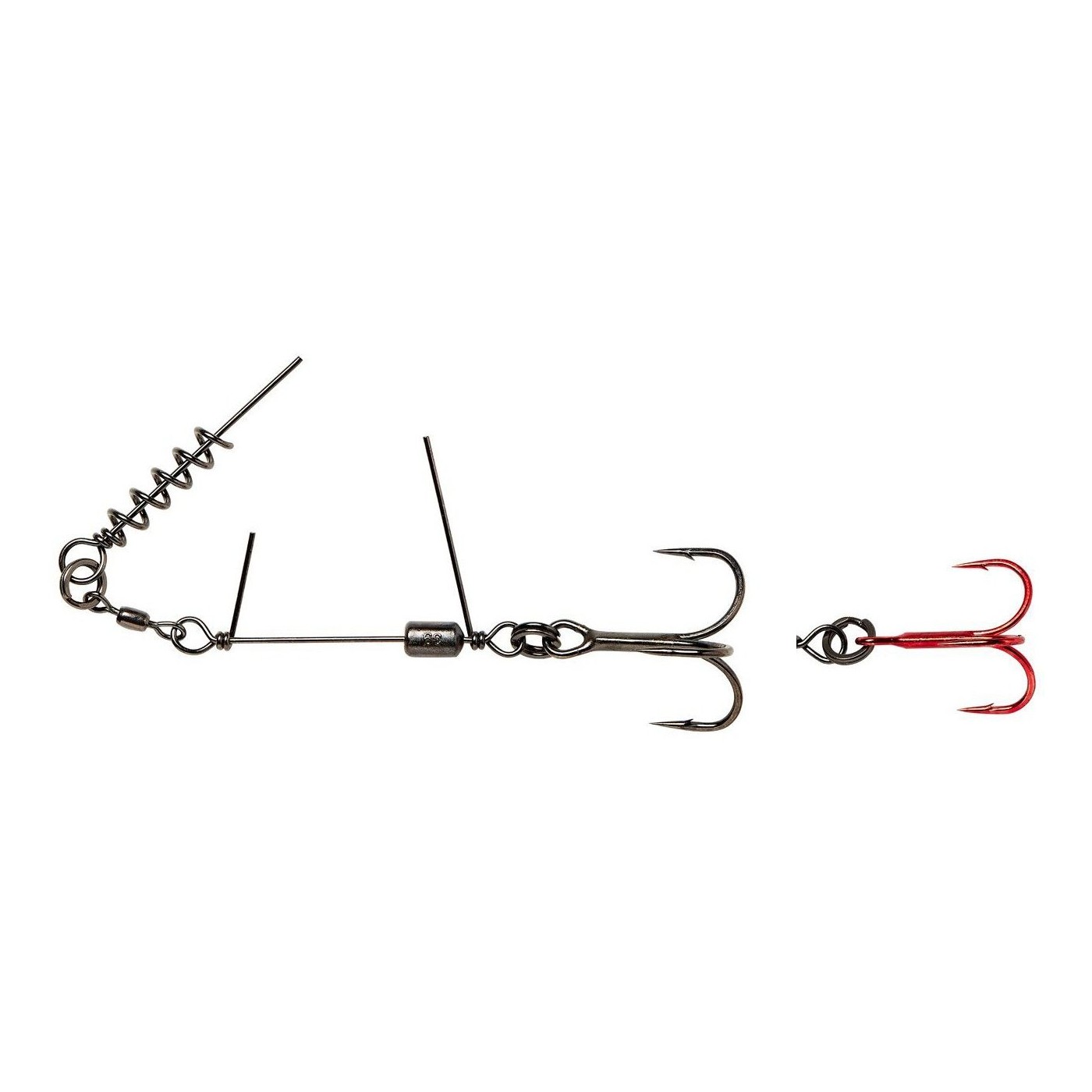 Dozbrojka Savage Gear SS Corkscrew Stinger Red+BN Diameter, rozm.2/0/35kg (2szt.)