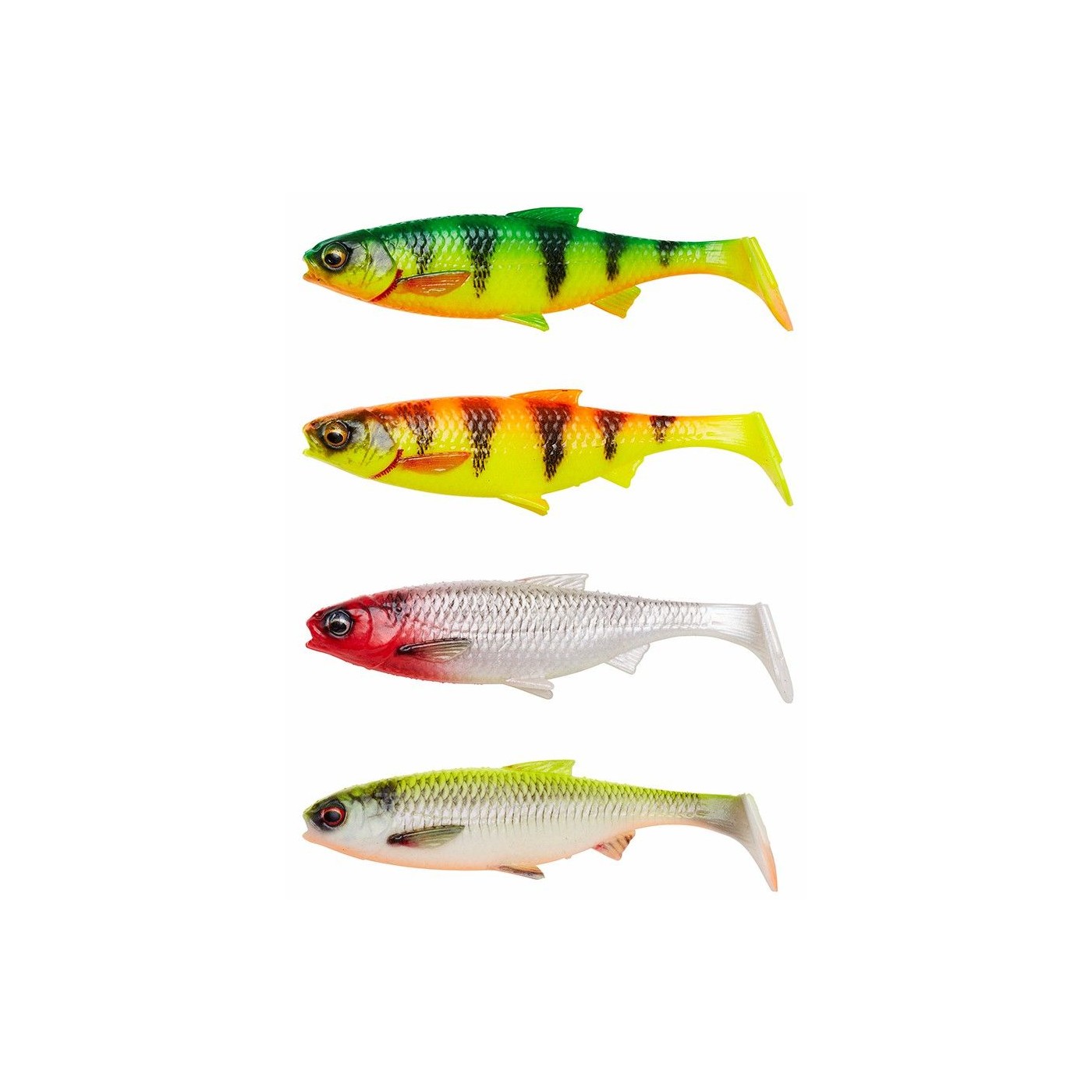 Zestaw przynęt gumowych Savage Gear 3D River Roach Dark Water MIX (4szt.)