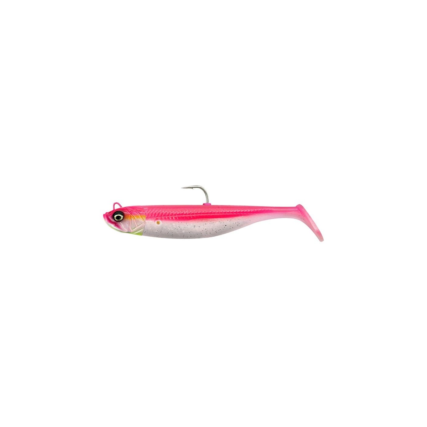 Przynęta gumowa Savage Gear Minnow Sinking, Pink Pearl Silver