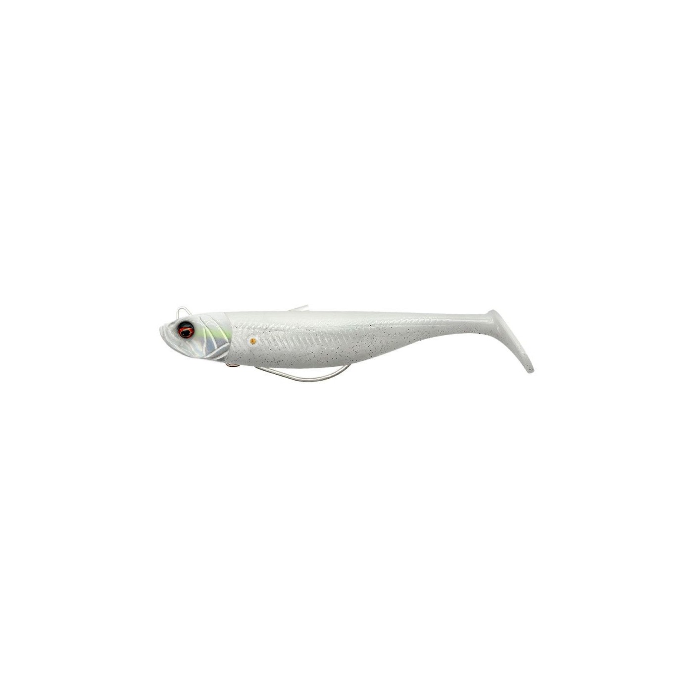 Przynęta gumowa Savage Gear Minnow Sinking WL, White Pearl Silver