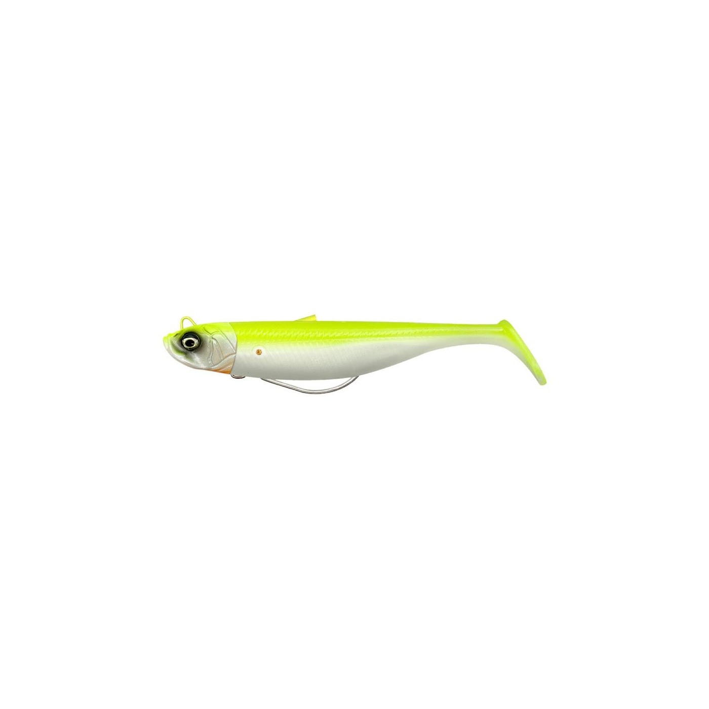 Przynęta gumowa Savage Gear Minnow Sinking WL, Lemon Black