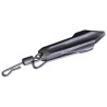 Bezpieczny klips Ridge Monkey Connexion Uni Lead Clip Silt Black (5szt.)