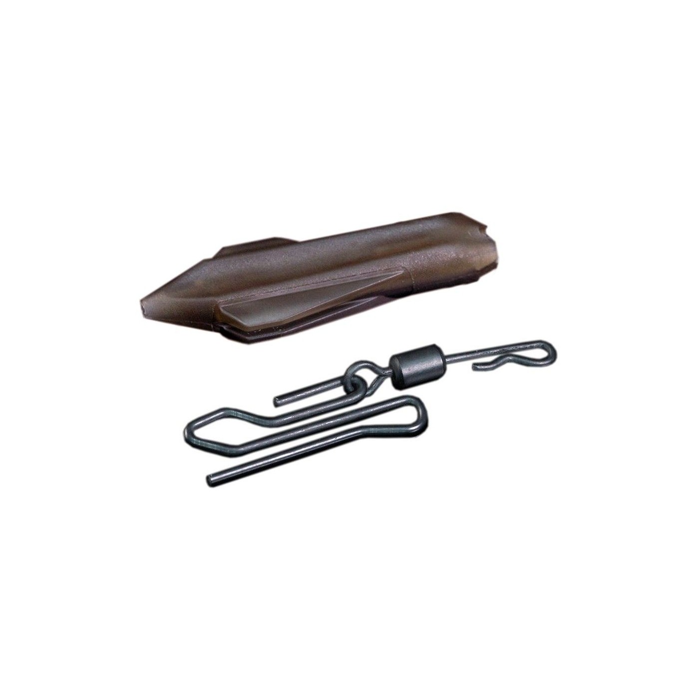 Bezpieczny klips Ridge Monkey Connexion Uni Lead Clip Camo Brown (5szt.)