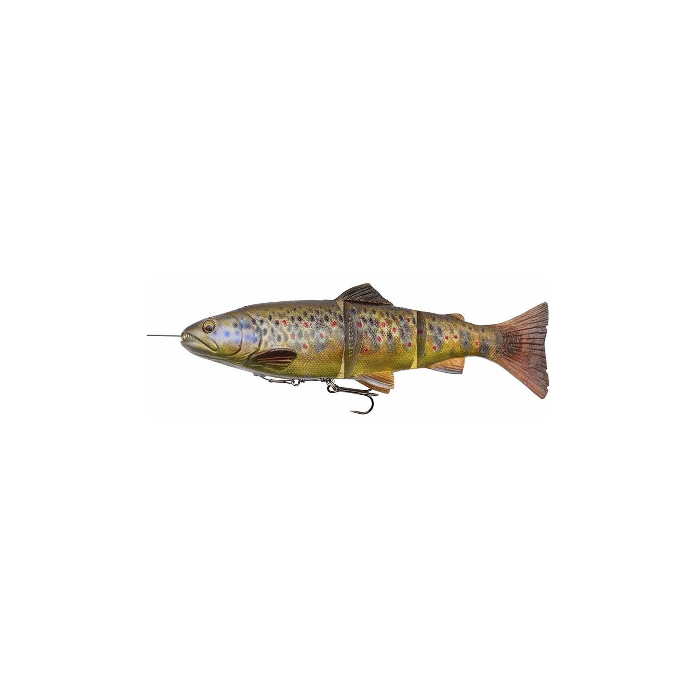 Przynęta Savage Gear 4D Line Thru Trout, Brown Trout UV Belly