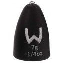 Ciężarek Westin Add-It Tungsten Bullet Weights Matte Black 7g (3szt.)