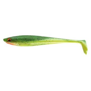 Przynęta gumowa Daiwa Prorex Duckfin Shad, UV Green Chartreuse