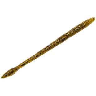Przynęta gumowa Strike King Finesse Worm 12,5cm, Green Pumpkin