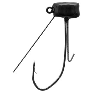 Główka jigowa Strike King Weedless Tour Grade Ned Jig Head, Black (3szt.)