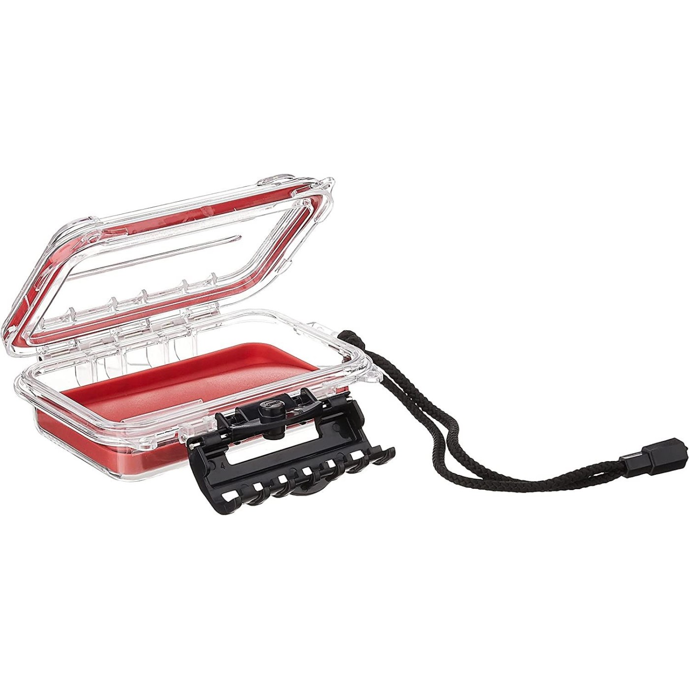 Wodoodporne pudełko Plano Guide Series Waterproof Case Compact Red/Clear