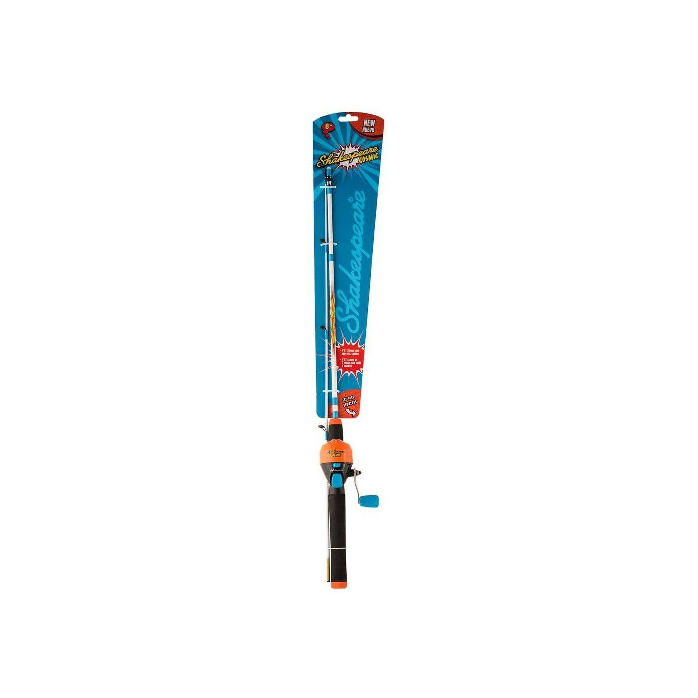 Zestaw wędka + kołowrotek Shakespeare Cosmic Spinning Combo - 1,40m 5-20g, Orange