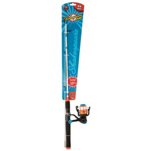 Zestaw wędka + kołowrotek Shakespeare Cosmic Spinning Combo - 1,40m 10-35g, Orange