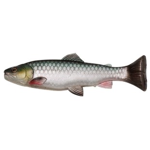 Przynęta gumowa Savage Gear 3D Craft Trout Pulsetail, Green Silver