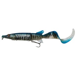 Przynęta + zapasowy ogon Savage Gear 3D Hybrid Pike 17cm/47g, Blue Silver UV