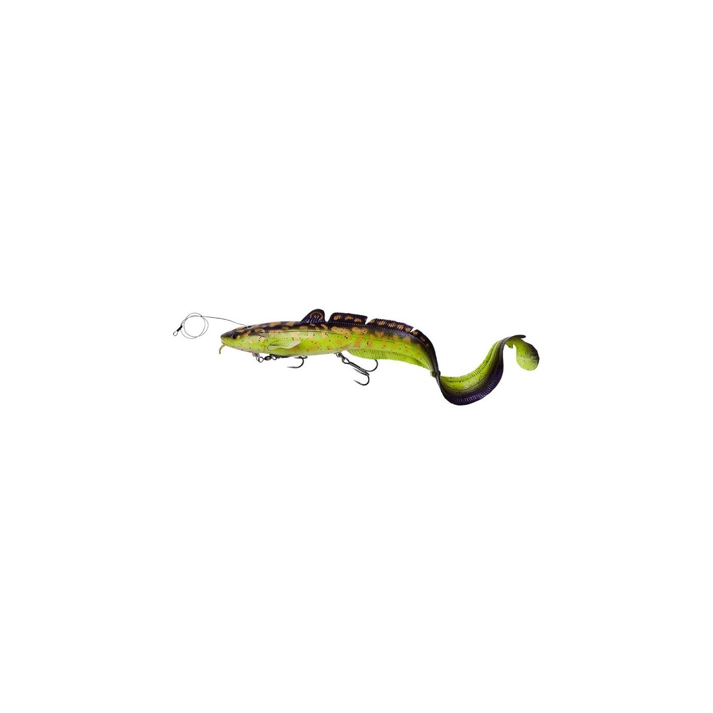 Przynęta gumowa Savage Gear 3D Line Thru Burbot, Purple Haze
