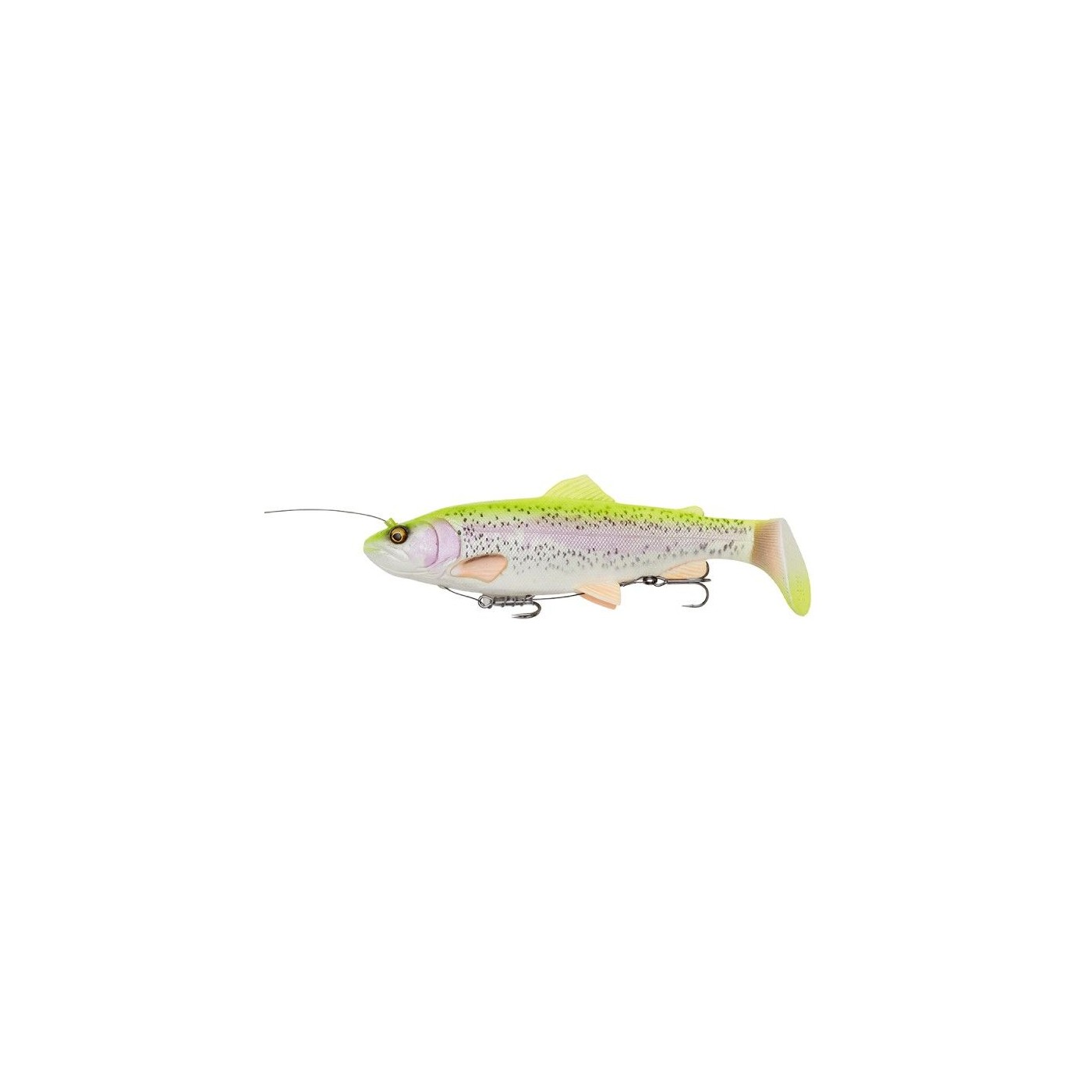 Przynęta gumowa Savage Gear 4D Line Thru Rattle Trout, Lemon Trout