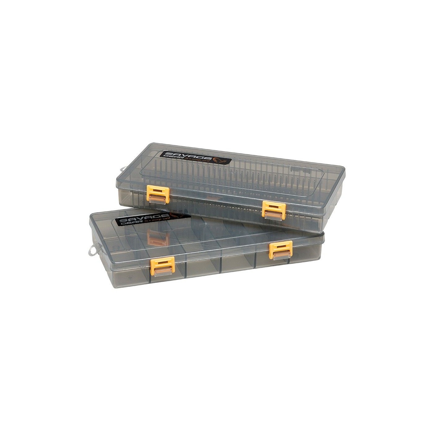 Zestaw pudełek Savage Gear Flat Lure Box Smoke  (2szt.)