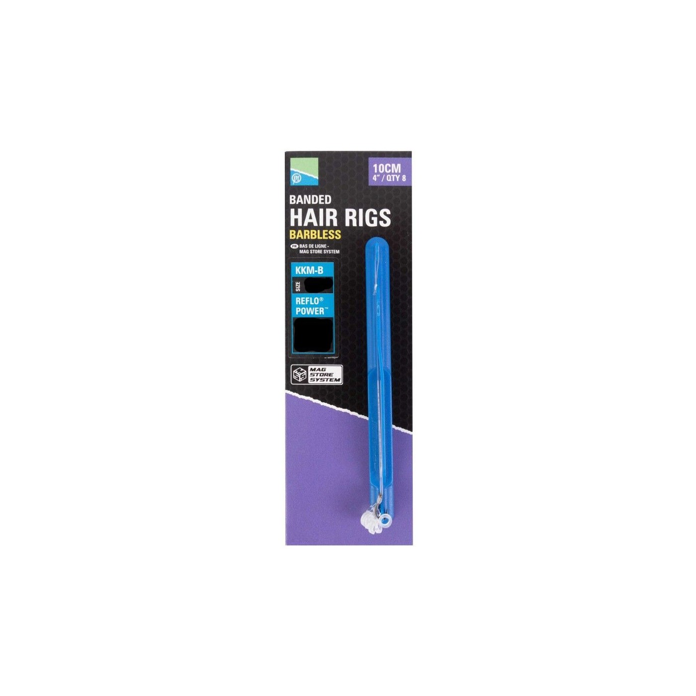 Przypon Preston KKM-B Mag Store Banded Hair Rigs 10cm (8szt.)