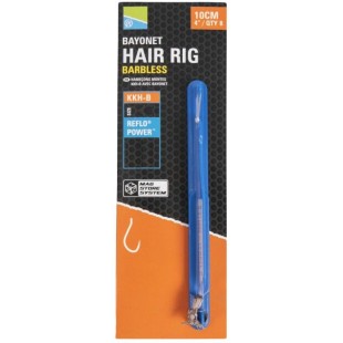 Przypon Preston KKH-B Hair Rigs Bayonet 10cm (8szt.)