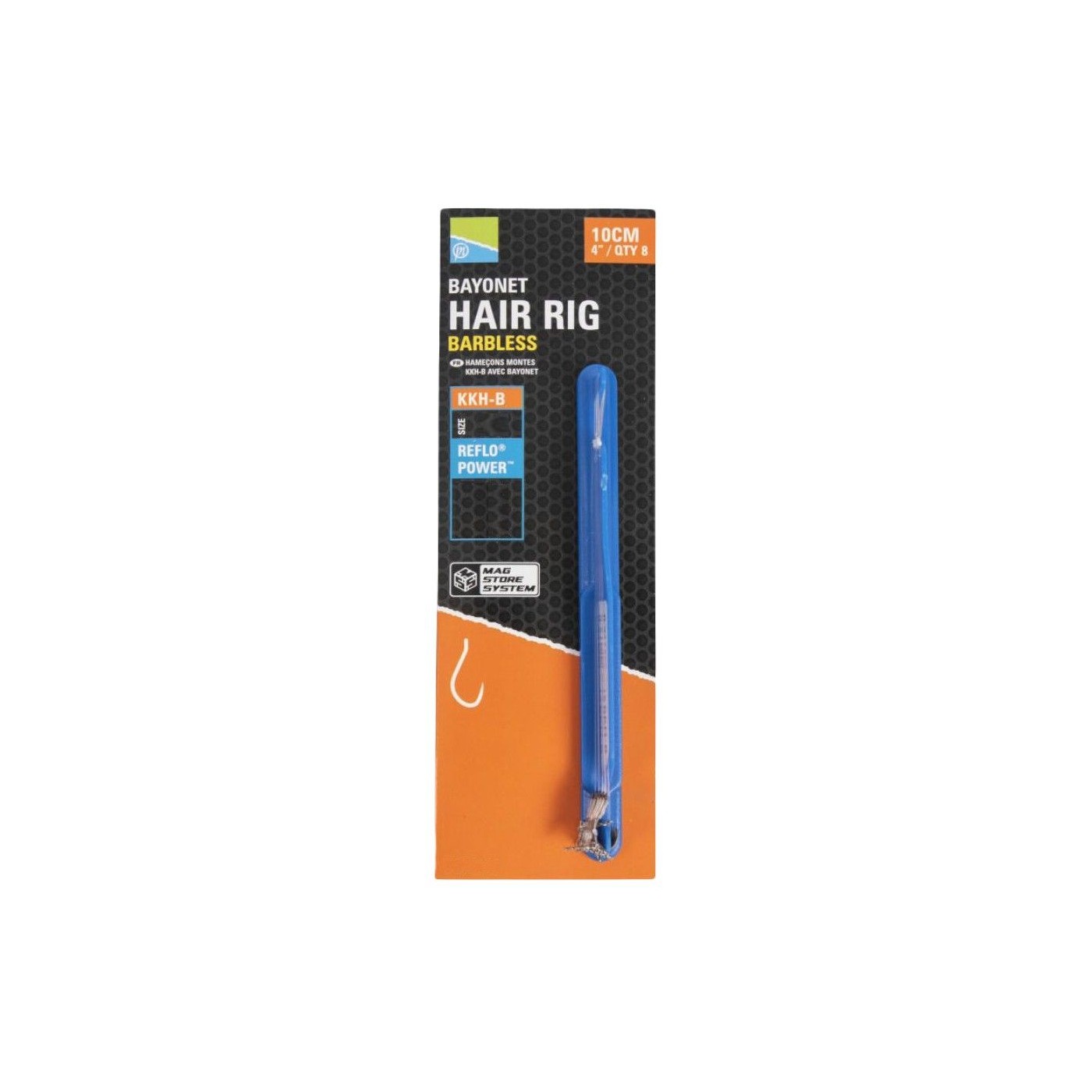 Przypon Preston KKH-B Hair Rigs Bayonet 10cm (8szt.)