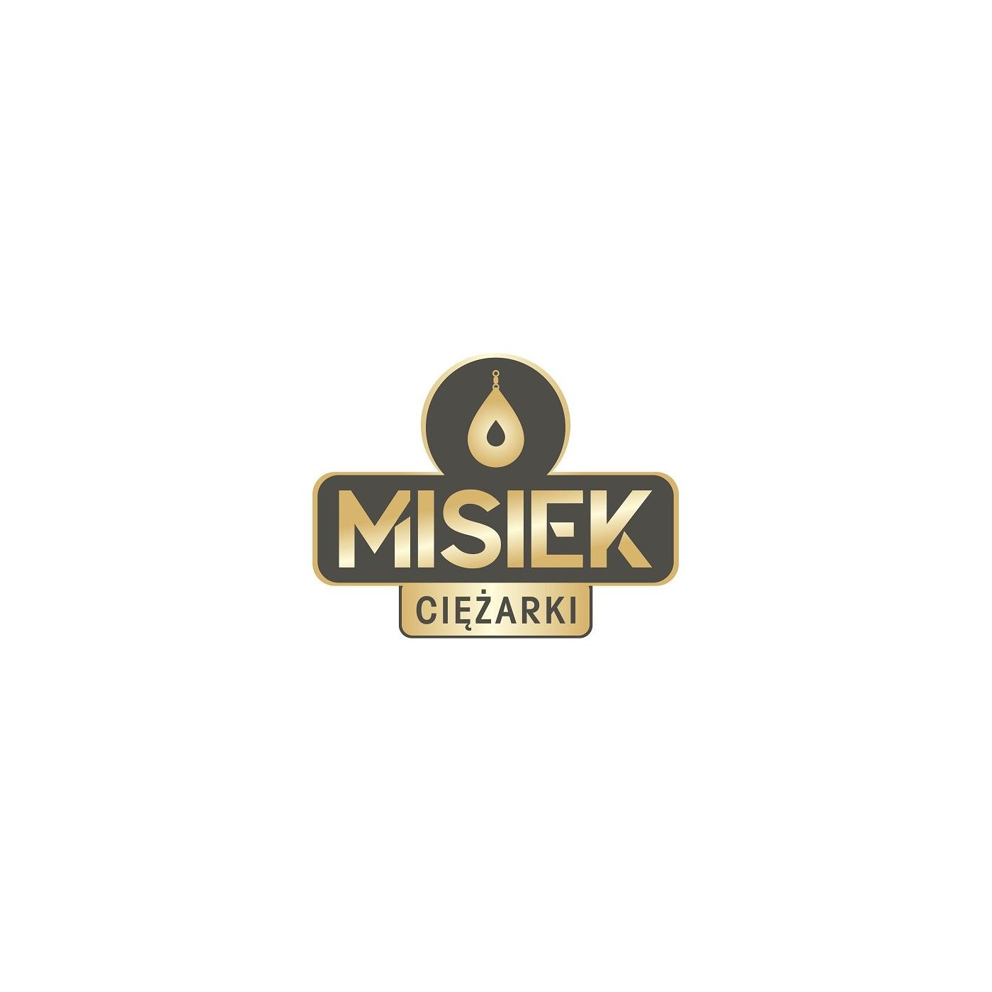 Ciężarek Misiek Ciężarki Grippa, brązowy