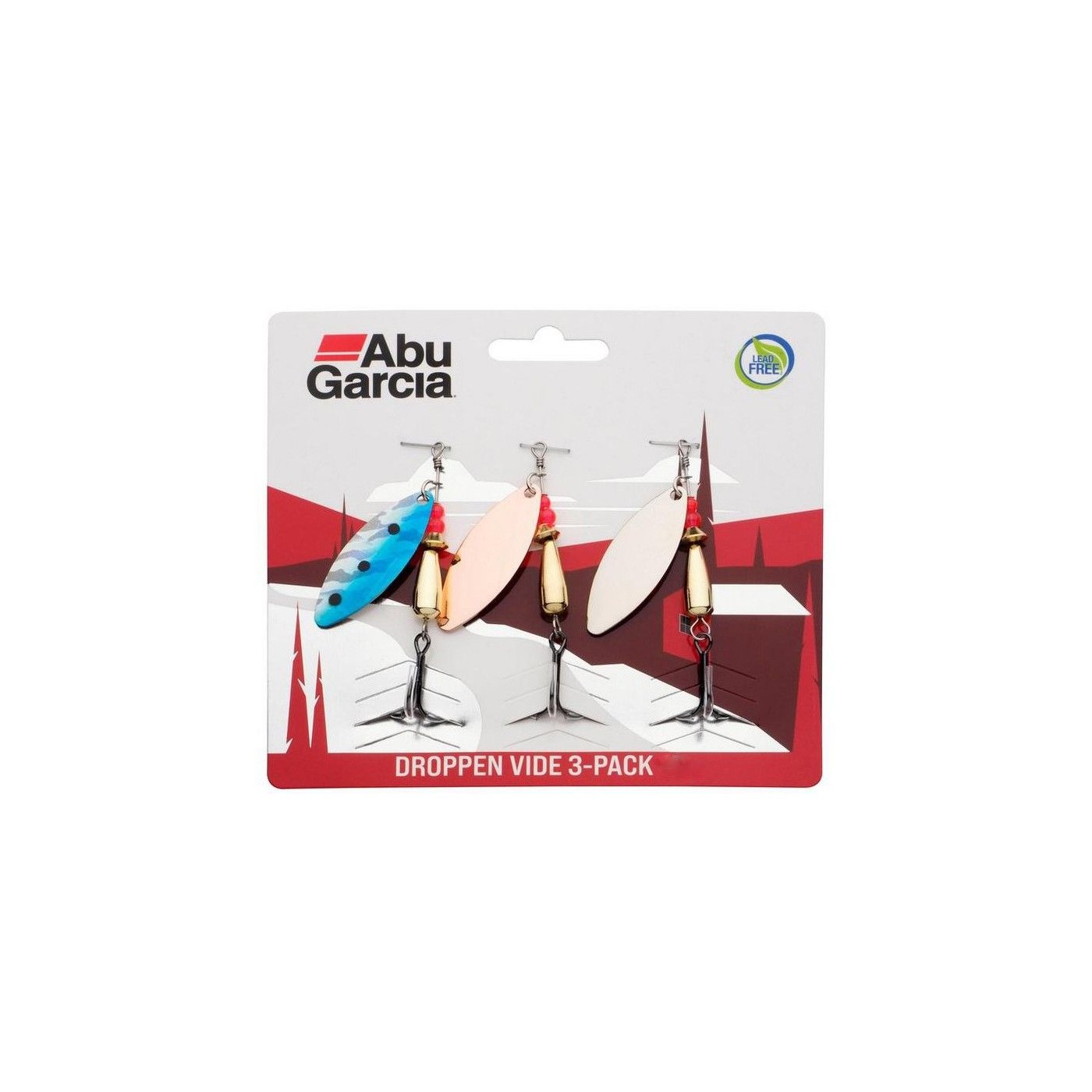 Zestaw błystek Abu Garcia Droppen Vide 3-Pack LF 5,5cm/7g