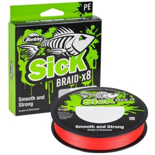 Plecionka Berkley Sick Braid 150m, Red