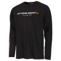 Koszulka Savage Gear Signature Logo Long Sleeve T-Shirt Black Caviar