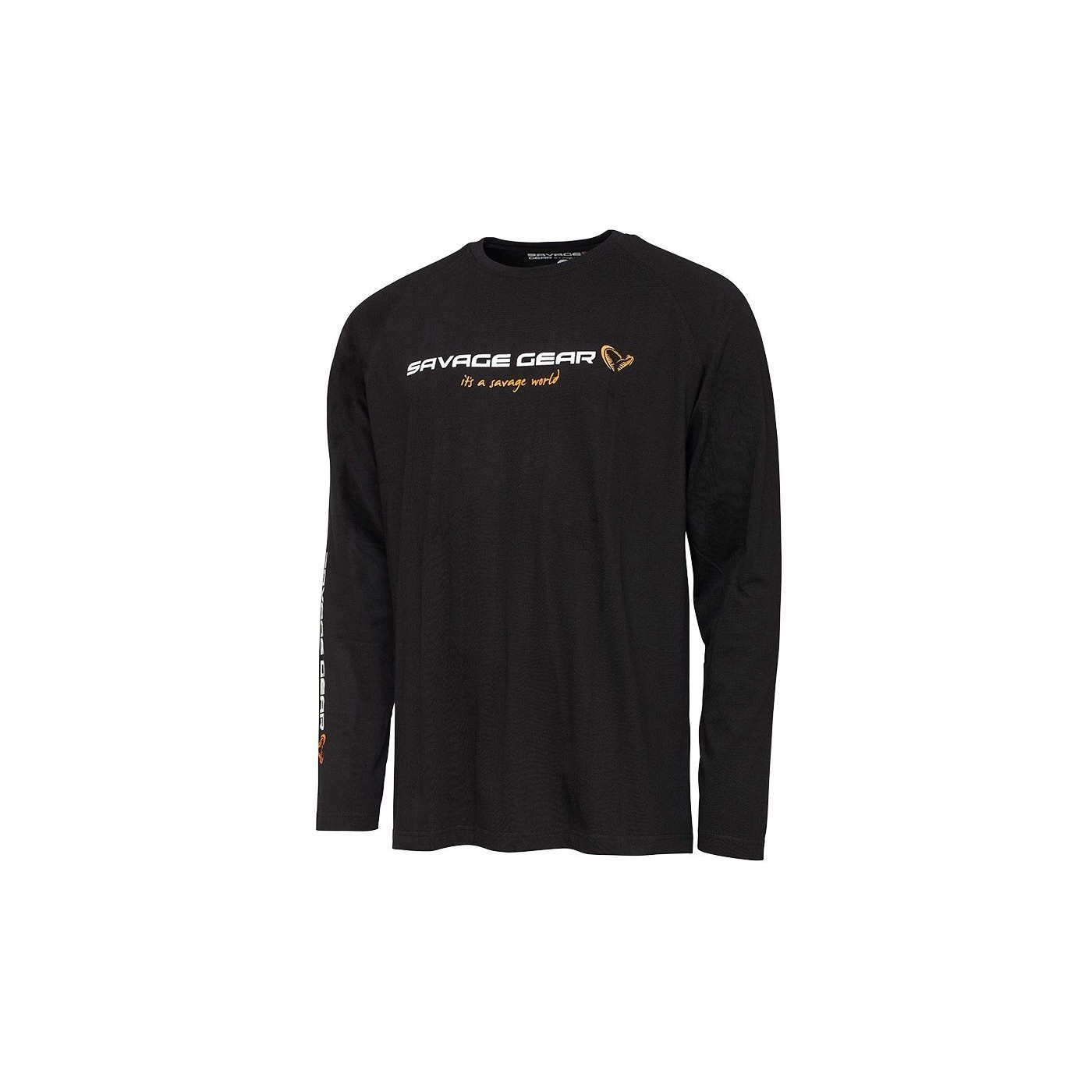Koszulka Savage Gear Signature Logo Long Sleeve T-Shirt Black Caviar