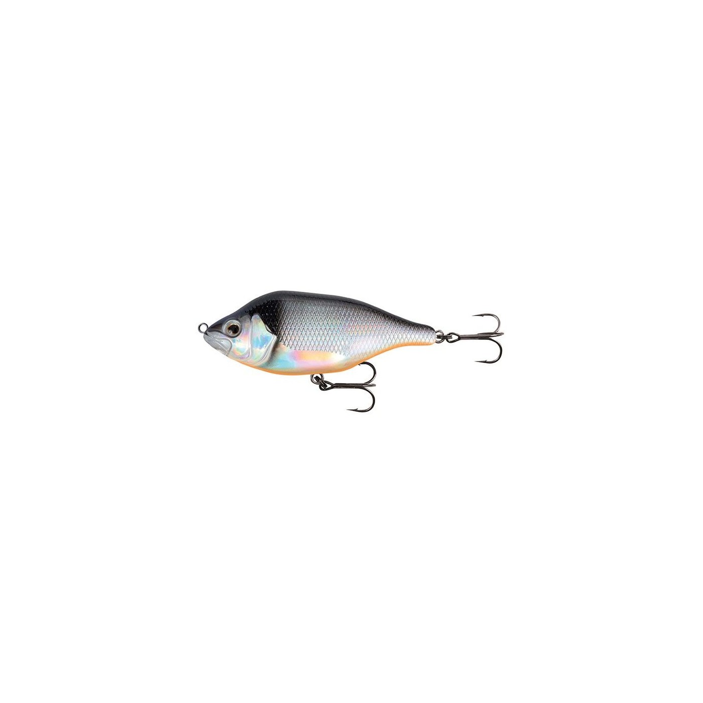 Wobler Fox Rage Hitcher Jerk & Twitch Lipless Sinking, UV Silver Baitfish