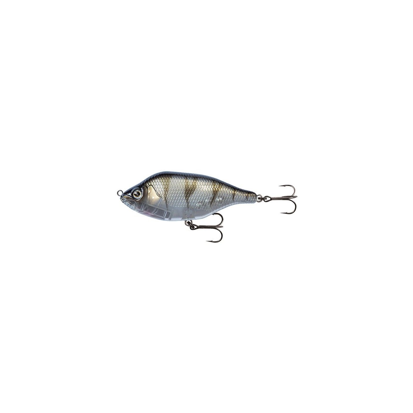 Wobler Fox Rage Hitcher Jerk & Twitch Lipless Sinking, UV Striped Shiner
