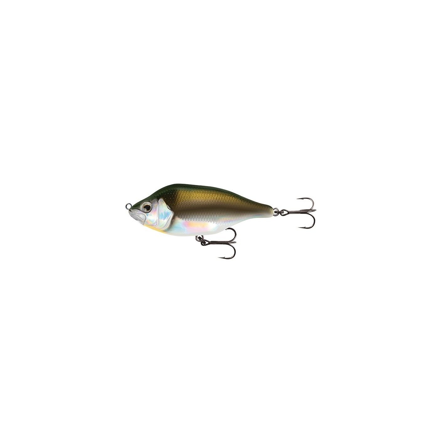 Wobler Fox Rage Hitcher Jerk & Twitch Lipless Sinking, UV Real Shiner
