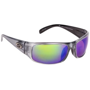 Okulary Strike King S11 Optics Okeechobee Clear Grey Metallic/Green Mirror