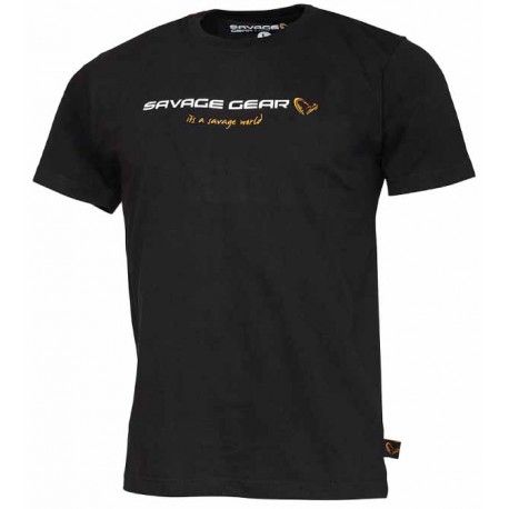 Koszulka Savage Gear Junior T-Shirt Black Ink