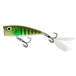 Popper Salmo Rattlin Pop Floating 7cm, Green Gill