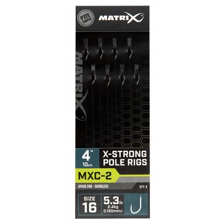 Przypon Matrix MXC-2 X-Strong Pole Rigs 10cm (8szt.)