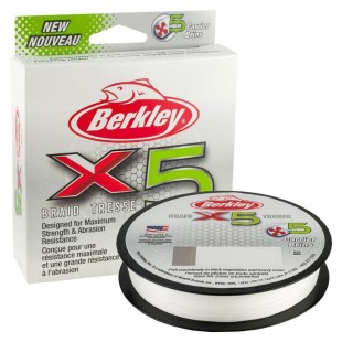 Plecionka Berkley x5 Braid 150m, Crystal