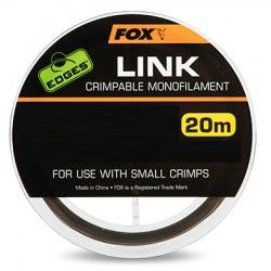 Materiał przyponowy Fox Edges Link Trans Khaki Crimpable Monofilament 20m