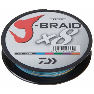 Plecionka Daiwa J-Braid X8 0,13mm/150m multikolor