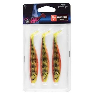 Przynęta gumowa Fox Rage Pro Shad 10cm, UV Bright Perch (3szt.)