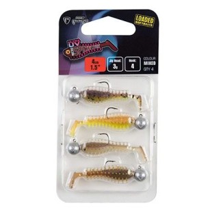 Zestaw przynęt gumowych Fox Rage Micro Spikey Fry Mixed UV Colour Pack Loaded rozm. 4, 3g/4cm (4szt.)