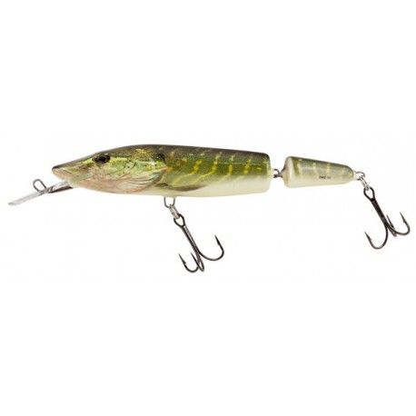 Wobler Salmo Pike Jointed Floating 13,0cm/21,0g, Real Pike